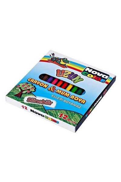 Nova Color Candle Pastel Paint Long 12 Colors (2112)