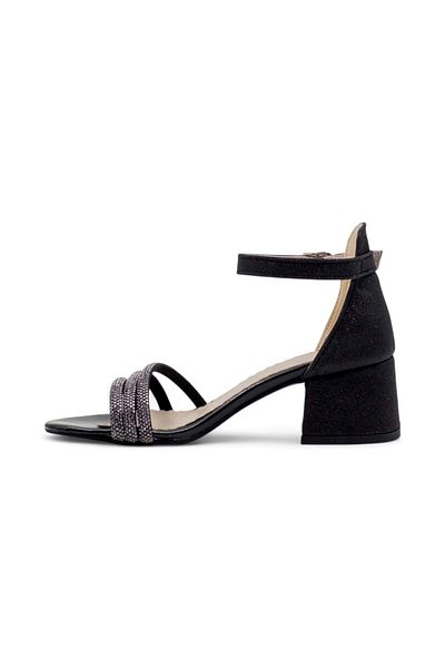 Shoes Rochie de seara pentru fete cu toc VARKAN NEGRA