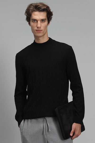 Lufian Pulover pentru bărbați Talon negru