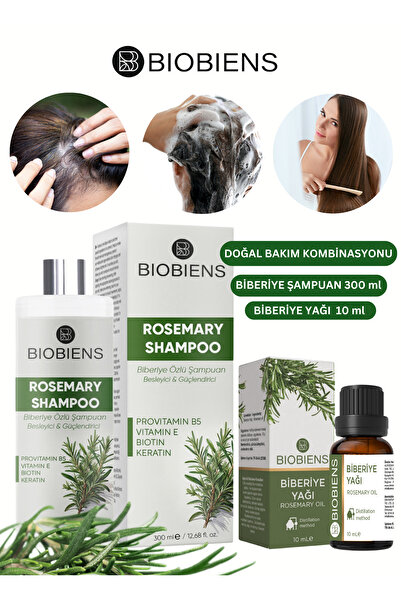 Biobiens Biberiye Yağı ve Biberiye Şampuan Kombinasyonu