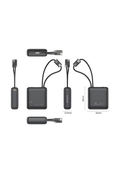 Zoom Plus Powerbank 10000mah With 22.5w Fast Charging In Pd And Lightening