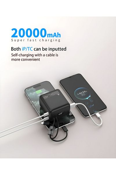 Zoom Plus 20000mah Power Bank With Universal Ports With Compact Design