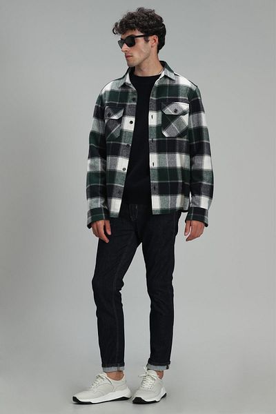 Lufian Ανδρικό παντελόνι Jacob Smart Jean Slim Fit Navy Blue