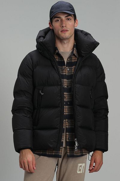Lufian Tommy Goose Feather мъжко палто черно