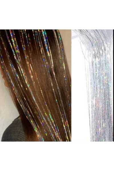 SEVRU Hair Glitter Natural Sparkle, Party Sparkle, Sparkly Extension Glitter Hair Accessory for Brides Fun