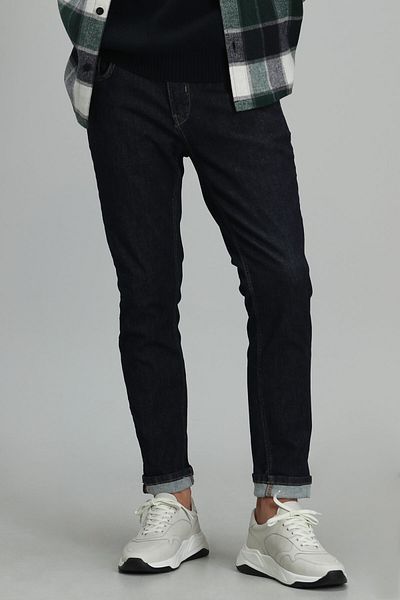 Lufian Ανδρικό παντελόνι Jacob Smart Jean Slim Fit Navy Blue