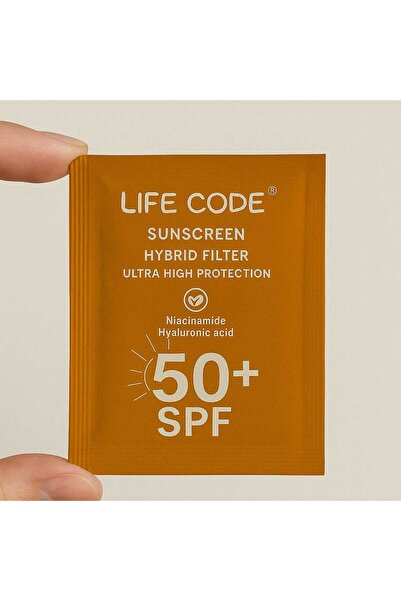 LİFE CODE 50 SPF YENİ NESİL HİBRİD FİLTRE *10 ADET 3 ML. SKIN CARE