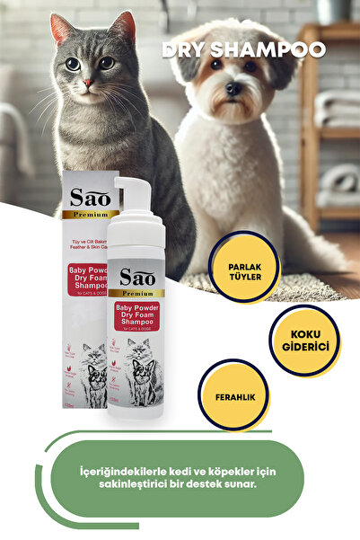 Sao Premium Köpekler Için Köpük Şampuanı 200 ml