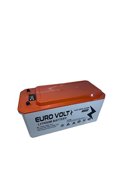 EUROVOLT EURO VOLT 12V 220AH LİTYUM DEMİR FOSFAT (LiFePO4) AKÜ