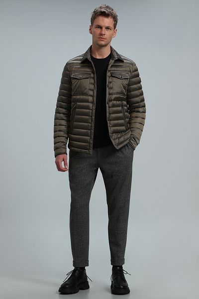 Lufian Ανδρικό παλτό Kane Goose Feather Γή