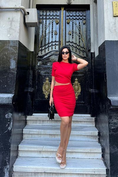 Emirela Scuba Crepe Mini Dress