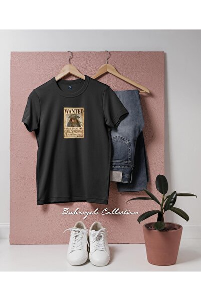 bahriyeli.jpeg oversized jack sparrow dead or alive Σχεδιασμένο μπλουζάκι Unisex