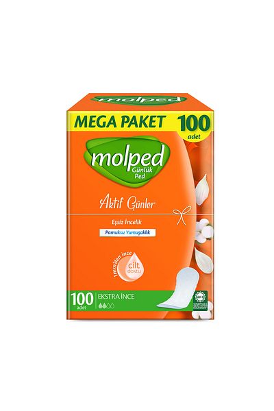 Molped 100-Piece Daily Use Active Days Pad