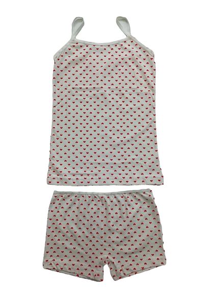 Erdenay Tekstil Girl's Cotton Athlete and Boxer Set