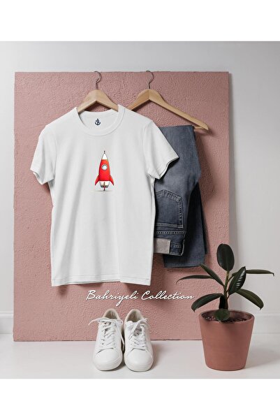 bahriyeli.jpeg Tricou unisex supradimensionat Red Rocket Ready for Launch.