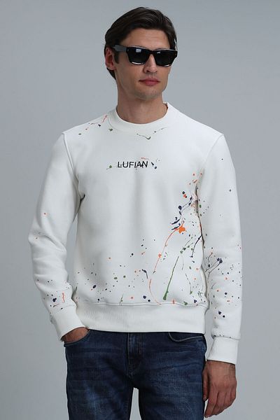 Lufian Ανδρική μπλούζα Alexander Off White