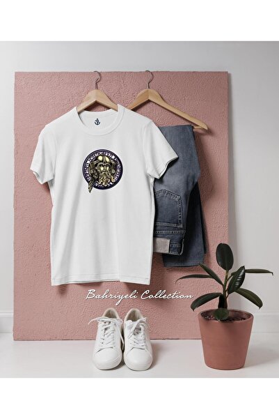 bahriyeli.jpeg Oversize Mythology Viking Illustration Design Unisex T-Shirt