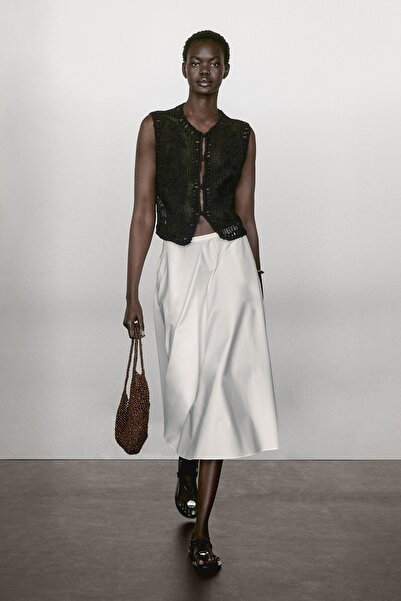 Massimo Dutti İşlemeli triko süveter