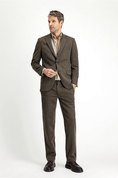 Kiğılı Slim Fit Slim Fit Lycra Knitted Classic Fabric Trousers