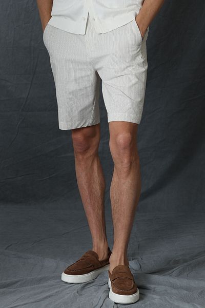 Lufian Fral Sports Ανδρικό σορτς Chino Slim Fit Beige