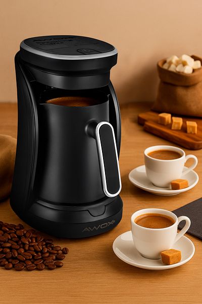 AWOX Sparkling Coffee Machine Matte Chrome