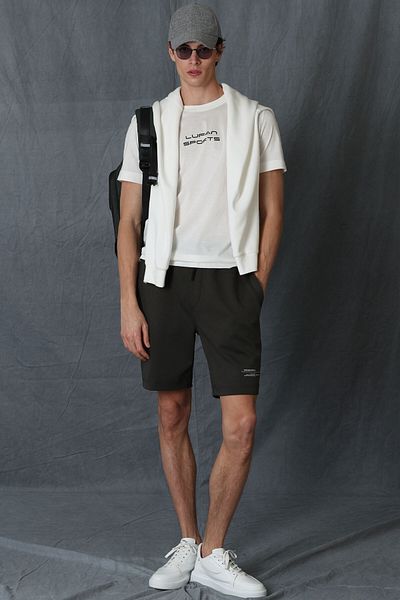 Lufian Tricou alb cu model grafic Tony