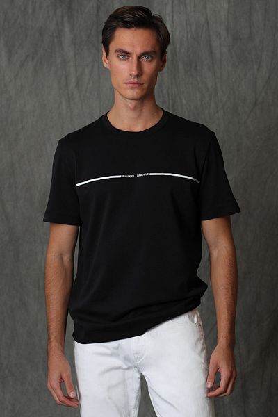 Lufian Carny Men's Basic T-Shirt Black
