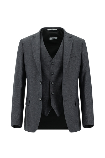 Kiğılı Slim Fit Slim Fit Combination Suit with Vest
