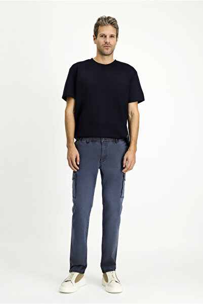 Kiğılı Pantaloni cargo din lycra cu talie elastică cu ajustare normală