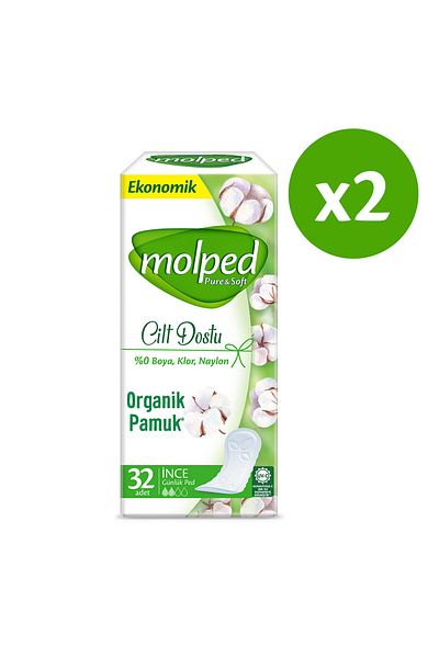 Molped Pure&soft Daily Pad 64 Pieces
