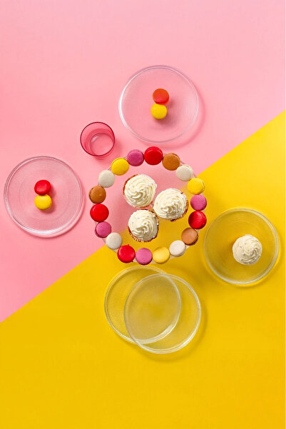 Fecra Loren 7 Piece Cake and Presentation Set Natural