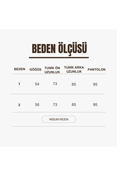 NİSUM MODA DUBLE KOL KLASİK TAKIM