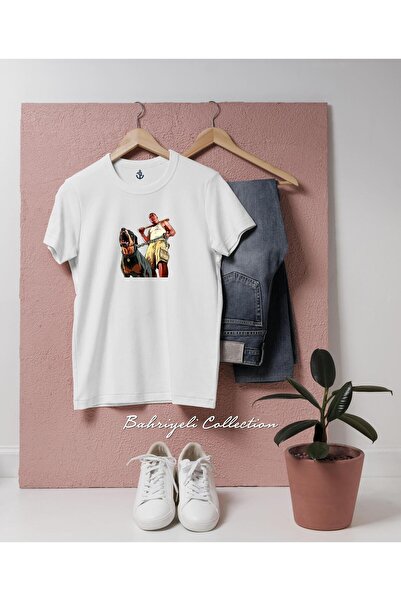 bahriyeli.jpeg oversized GTA με σχέδιο με σκύλο Μπλουζάκι Unisex