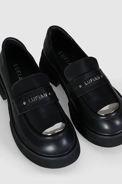 Lufian Black Lucy Women's Leather Shoes