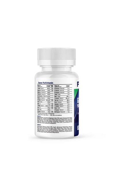 FLAVA Gamer Multivitamin - 60 Capsules X 2 Pieces
