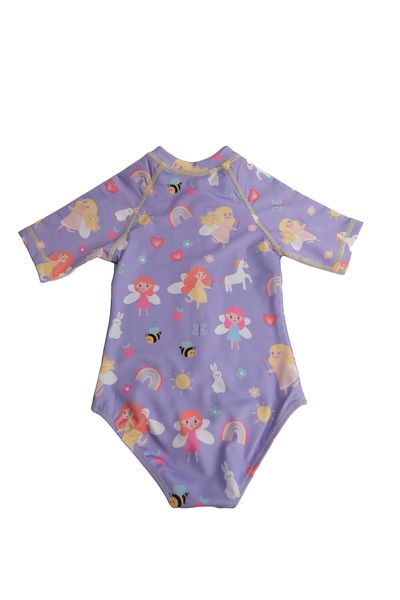 SOLEDA Uv Sun Protection Upf 50 Baby Kids Swimsuit Fairy Garden
