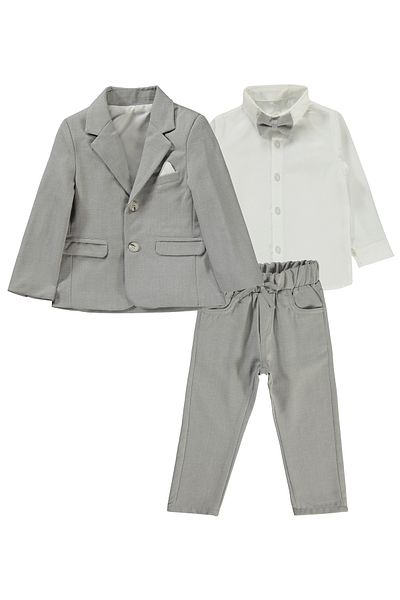 Concept. Boy's 4-Piece Gray Set - Concept 2-5 Years