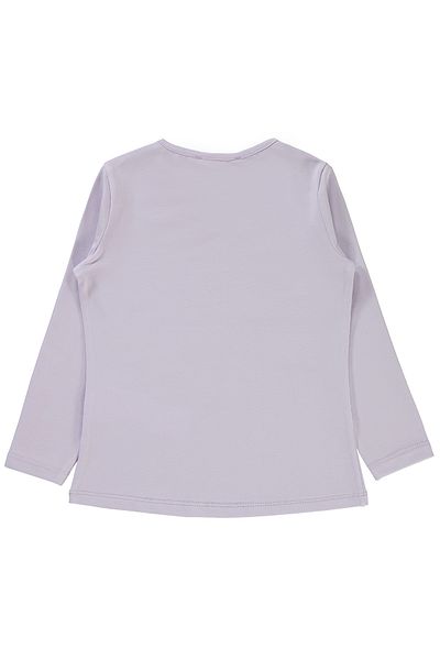 Civil Girls 2-5 Years Girl Lavender Patterned Gentle Sweatshirt