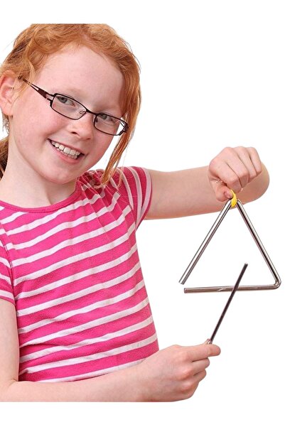 Donizetti Metal Eğitici Üçgen Zil Müfredata Uygun Anaokulu Ve Ilk Orta Öğreti...