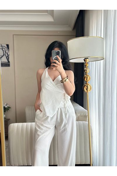 SANDY FASHİON Side Tie Set