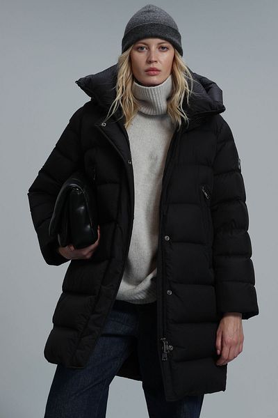 Lufian Palton de damă Olivia Feather Negru