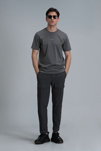 Lufian Πράσινο T-shirt Antony Modern Graphic