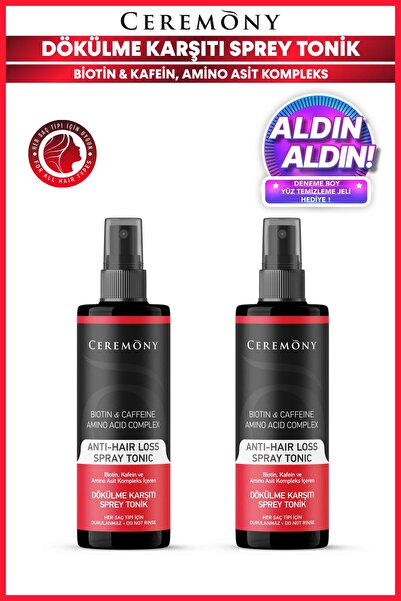 Ceremony Biotin & Kafein & Amino Kompleks İçeren Dökülme Karşıtı Saç Sprey To...