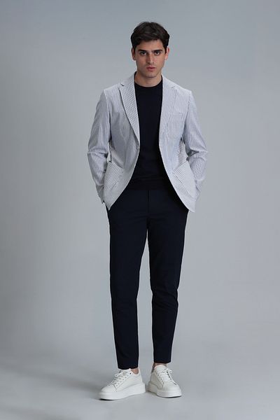Lufian Jachetă Blazer pentru bărbați Cosby Sports Slim Fit Saks
