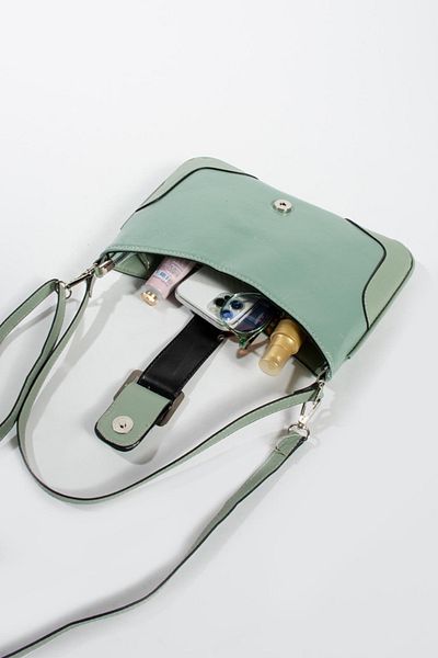 NBİBAGS geantă de mână și de umăr cu beget cusut retro high-end