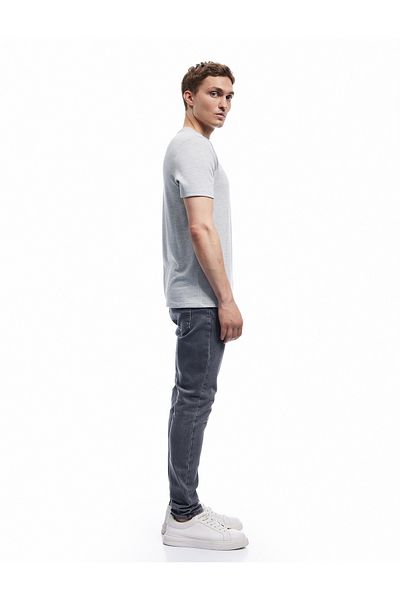Koton Skinny-Fit-Jeanshose aus Baumwolle mit normaler Taille – Michael Jean