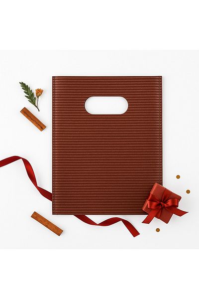 reprodesign 12x17 εκ. Claret Red Luxury Τσάντα δώρου 50's