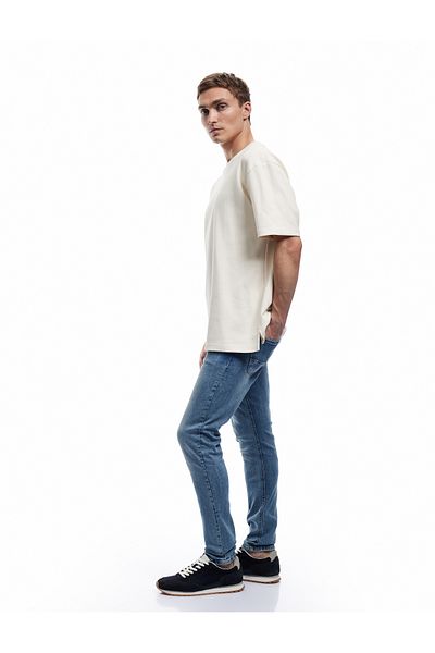 Koton Τζιν παντελόνι με κανονική μέση βαμβακερή Skinny Fit - Michael Jean