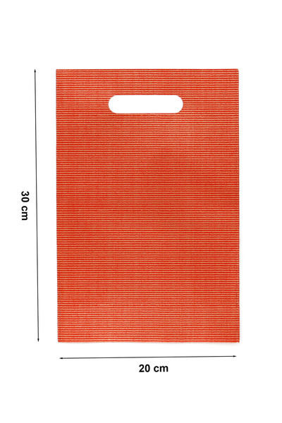 repro design 20x30 Cm Kırmızı Lüks El Geçme Hediye Poşeti 10’lu