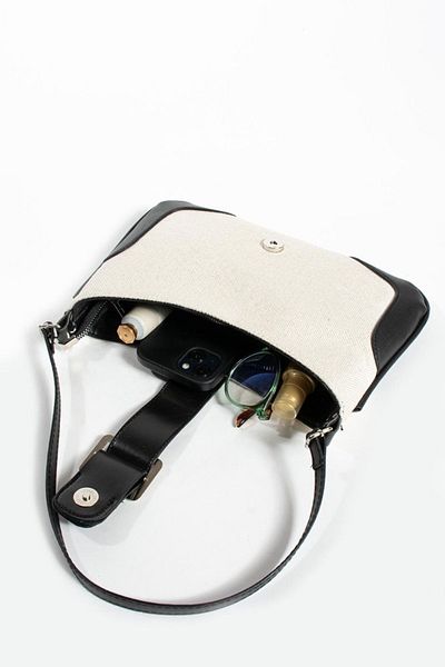 NBİBAGS geantă de mână și de umăr cu beget cusut retro high-end